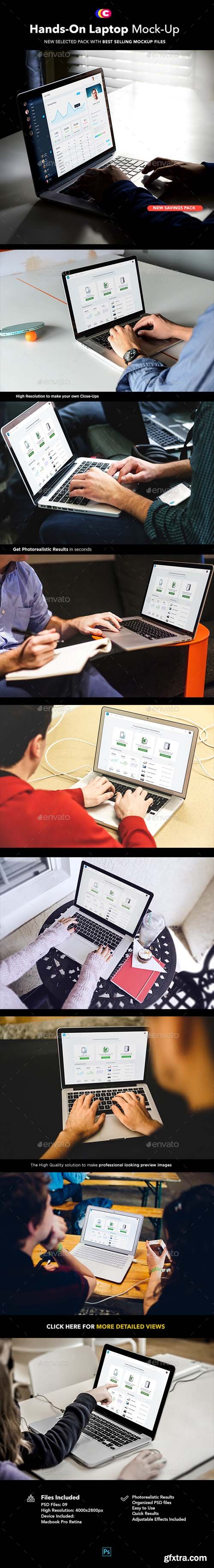 GR - Hands on Laptop MockUp | Workspace Edition 19651770