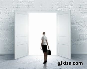 Girl Opening Door 25xJPG