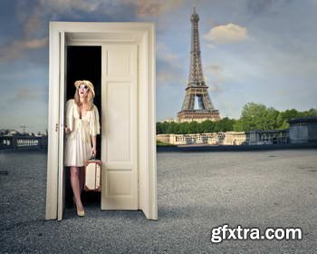 Girl Opening Door 25xJPG