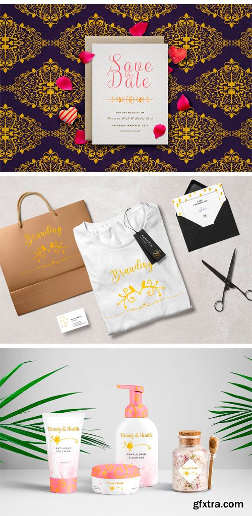 CM 1339706 - Golden Elements + 20 Patterns