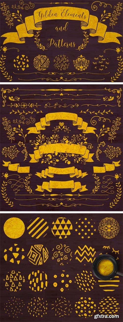 CM 1339706 - Golden Elements + 20 Patterns