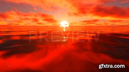 Red Sunlight Reflection On Water Red Sunlight Reflection On Water