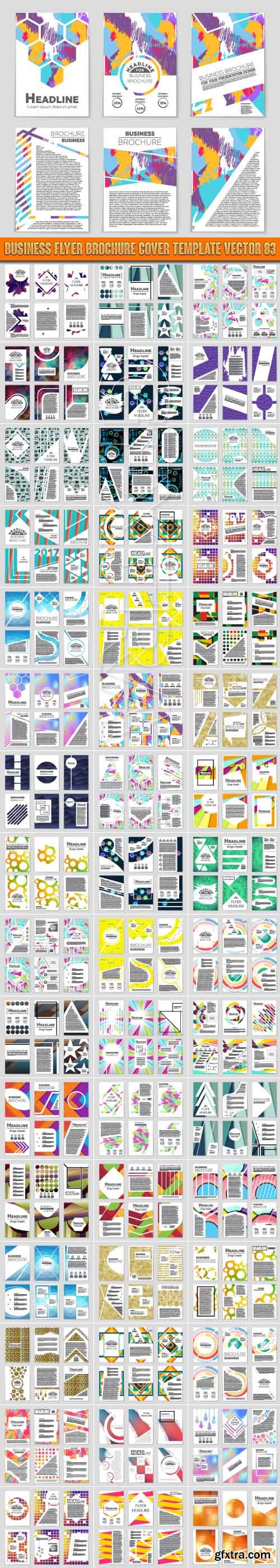 Business flyer brochure cover template vector 83