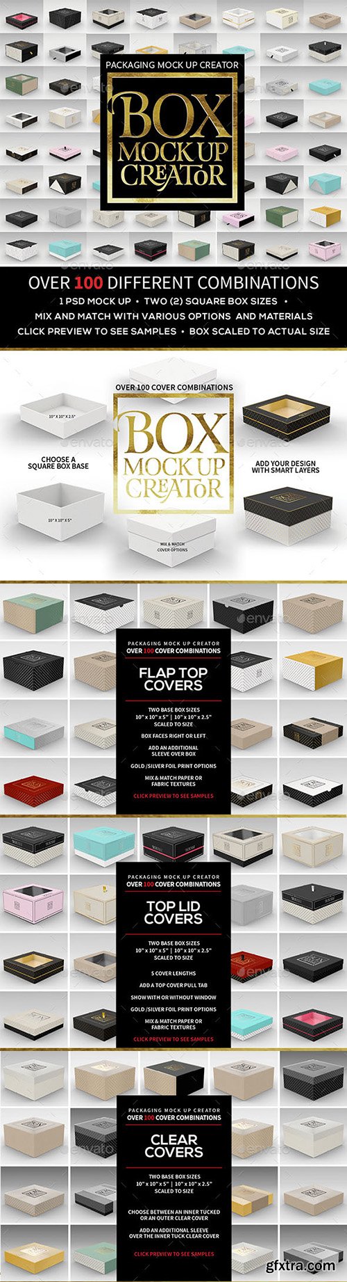 Graphicriver Box Packaging MockUp Creator 19681290