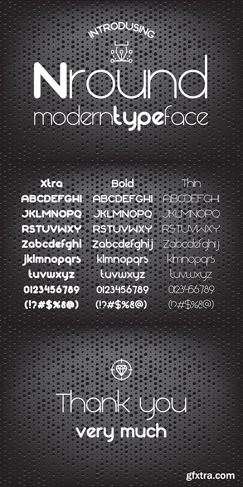 GR - Nround font 19691525 GR - Nround font 19691525