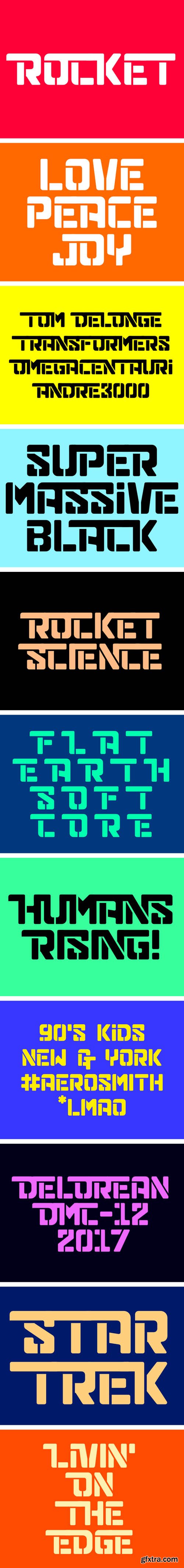 GR - Rocket Font 19701234 GR - Rocket Font 19701234