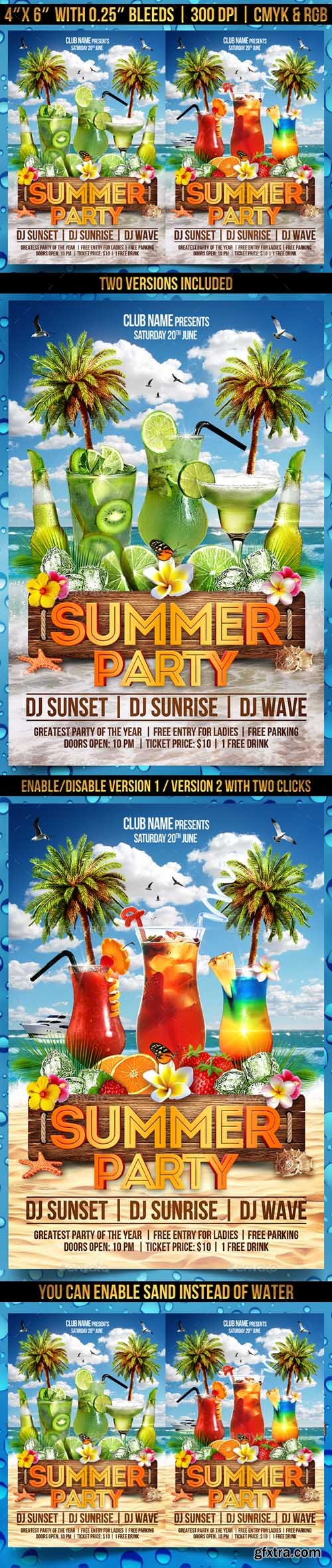 GR - Summer Party Flyer Template 19740290 GR - Summer Party Flyer Template 19740290