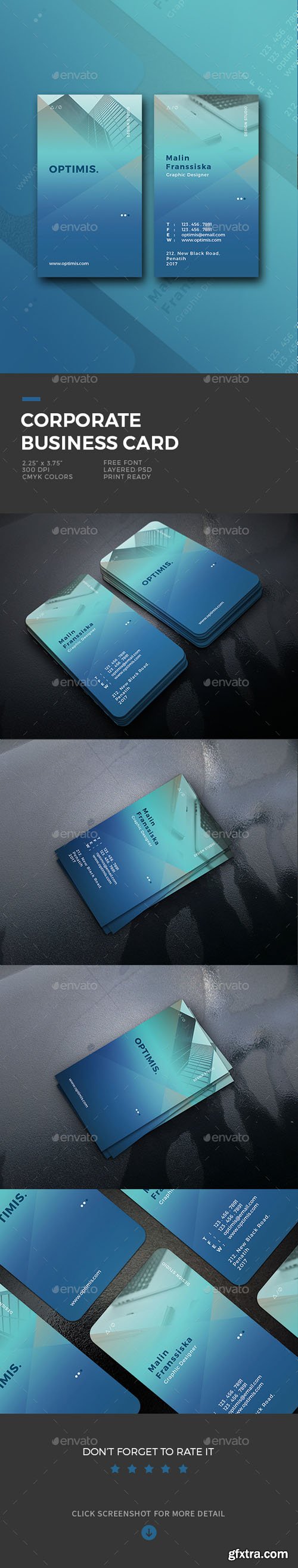 GR - Corporate Business Card 19714349 GR - Corporate Business Card 19714349