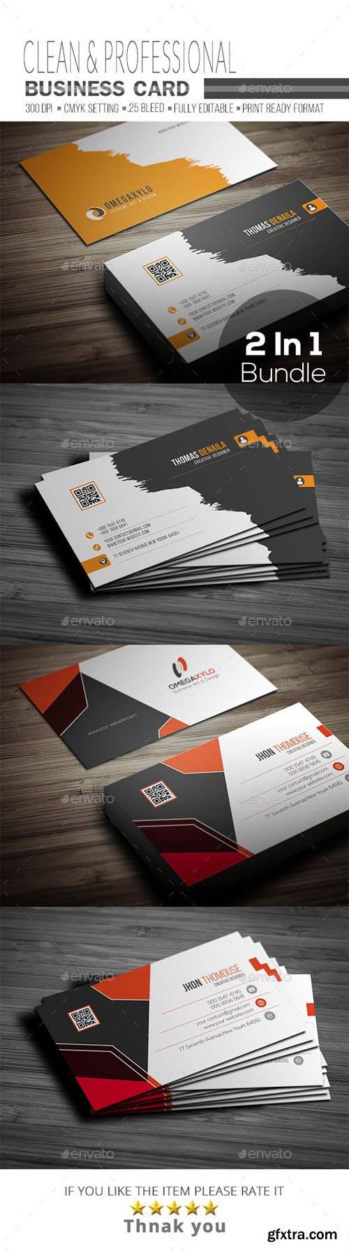 GR - Business Card Bundle 2 In 1 19725482 GR - Business Card Bundle 2 In 1 19725482