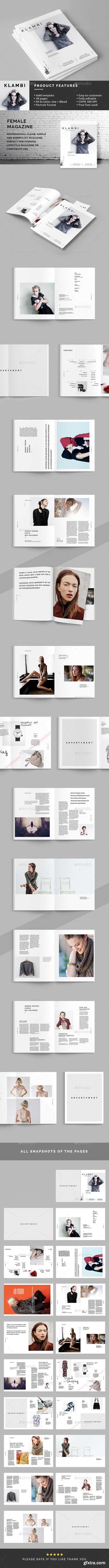 GR - Female Magazine Template 13893581