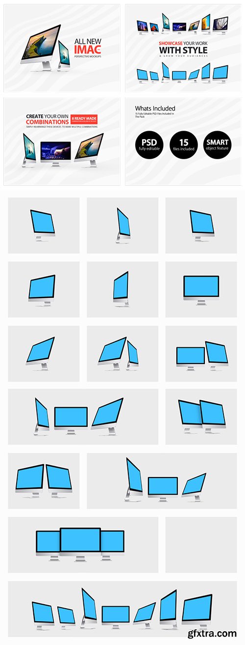 YDLabs iMac Mockups - Crisp Apple iMac Photoshop Mockups YDLabs iMac Mockups - Crisp Apple iMac Photoshop Mockups
