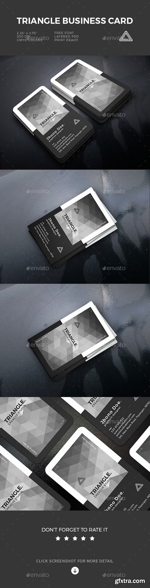 GR - Triangle Creative Business Card 19585410 GR - Triangle Creative Business Card 19585410