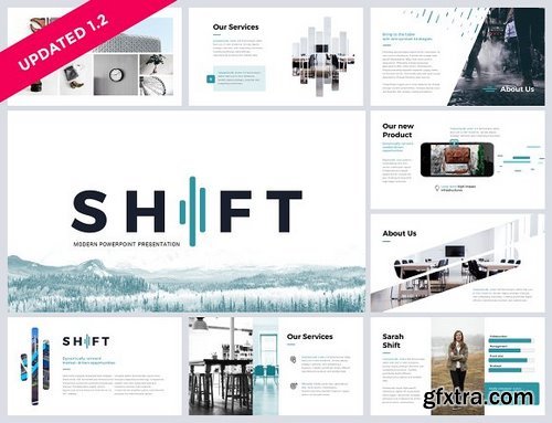 CM - Shift Modern Powerpoint Template 1184306