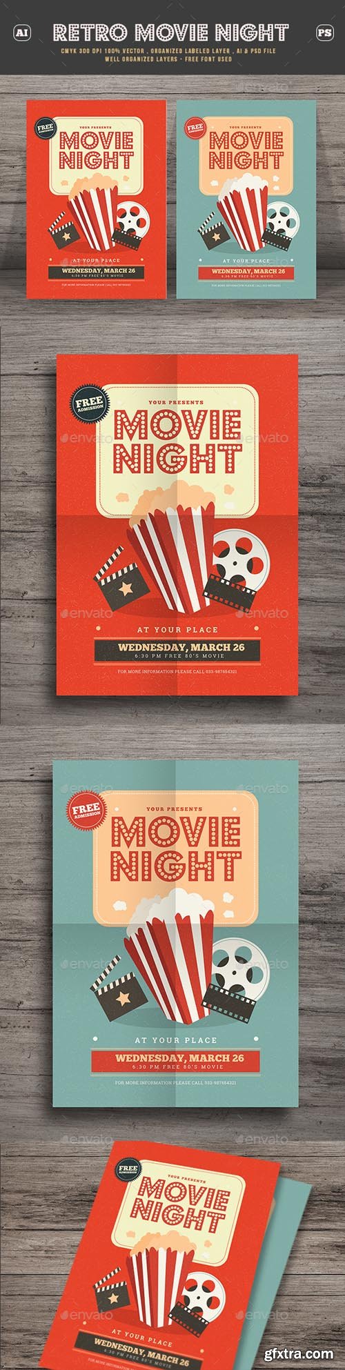 GR - Retro Movie Festival Flyer 18561080