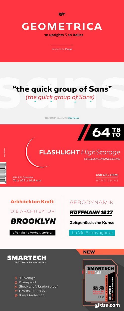 Geometrica Font Family $199