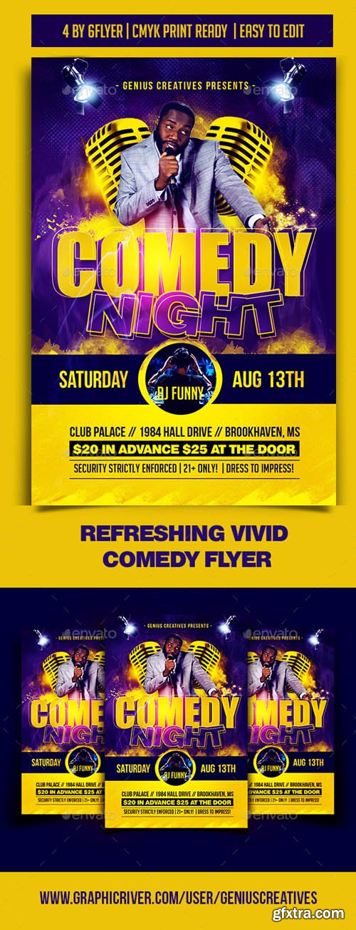 GR - Comedy Night Flyer Template 19753243 GR - Comedy Night Flyer Template 19753243