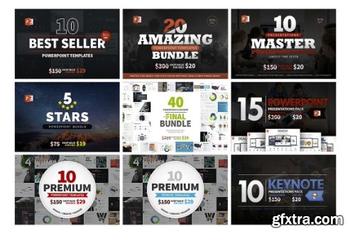 CreativeMarket All Shop Presentations Bundle 1392778