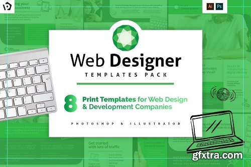 CreativeMarket Web Designer Templates Pack 1194166
