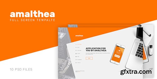 ThemeForest - Amalthea - Full Screen App Showcase PSD Template 19306355 ThemeForest - Amalthea - Full Screen App Showcase PSD Template 19306355