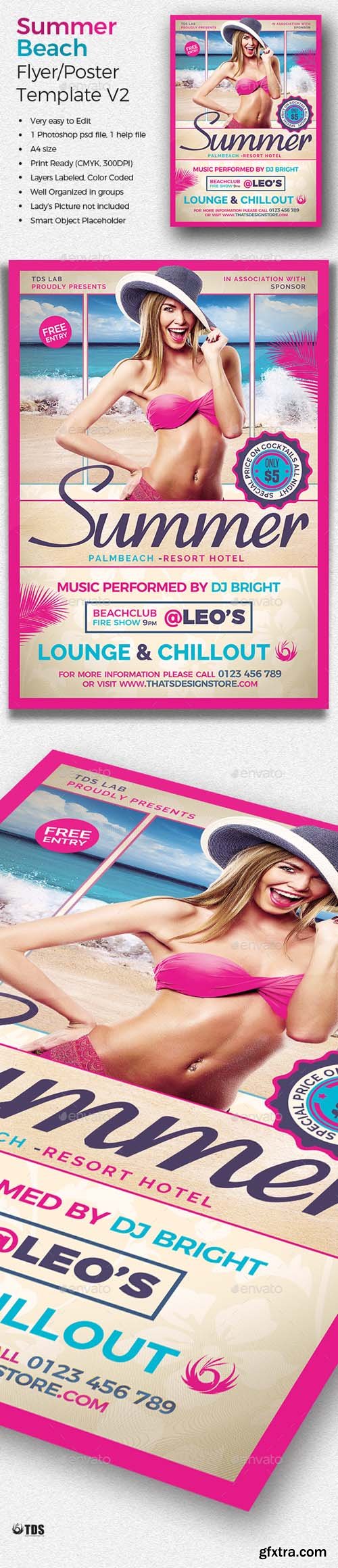 GR - Summer Beach Flyer Template V2 19686511