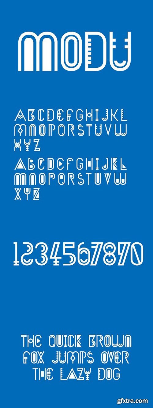 CM - Modu Typeface 284510