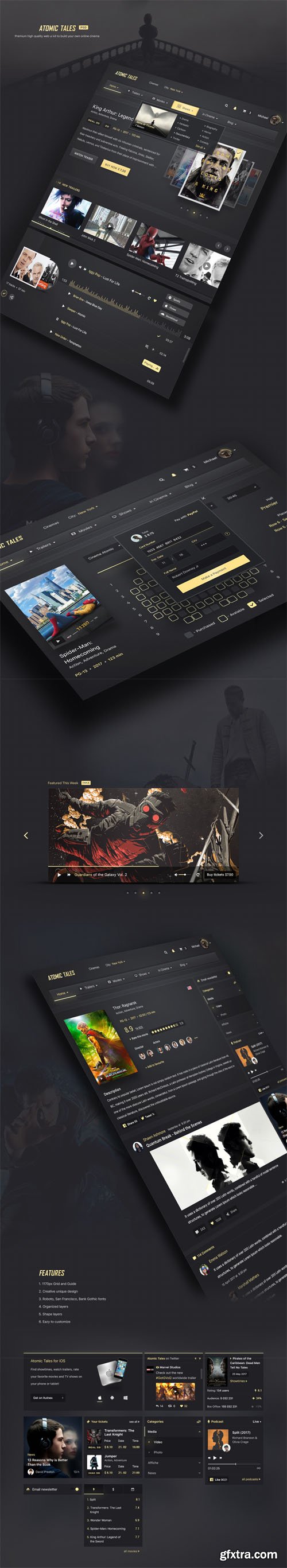Atomic Tales PSD Template Atomic Tales PSD Template