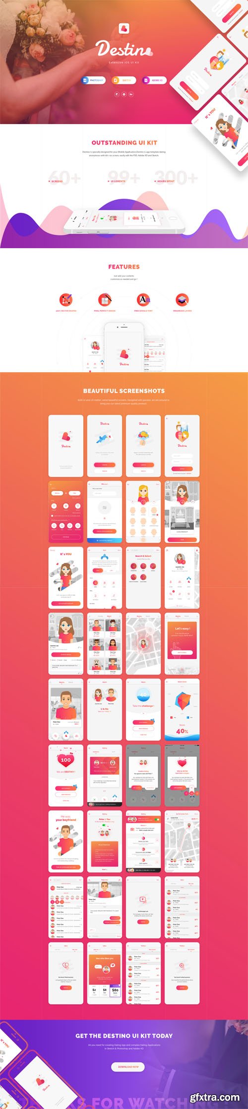 Destino Dating App UI KIT Destino Dating App UI KIT