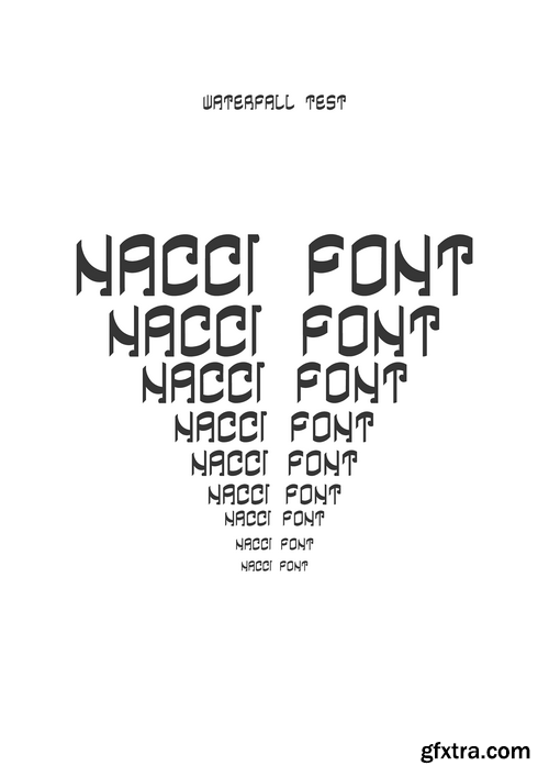 Nacci Typeface