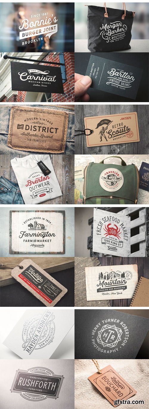 CM 1408700 - 80 Modern Vintage Logos vol 3 CM 1408700 - 80 Modern Vintage Logos vol 3