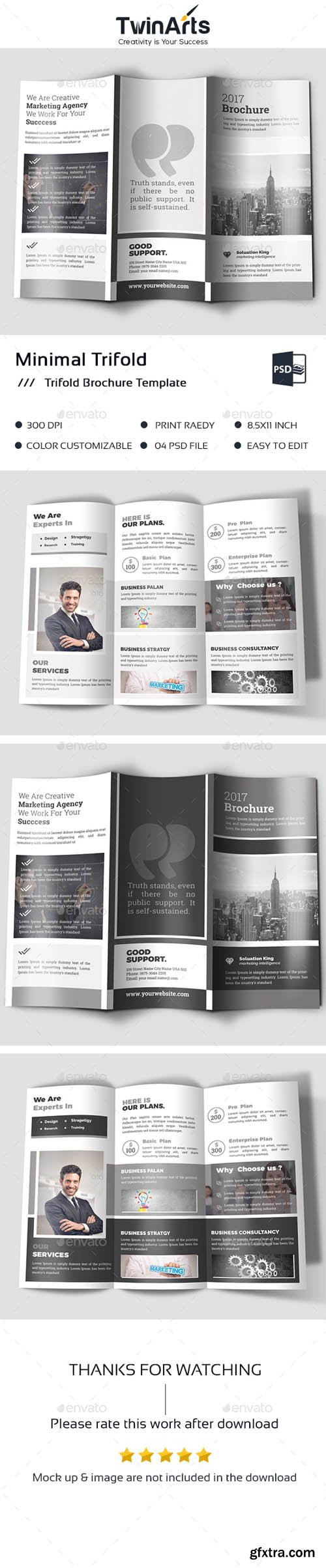 GR - Minimal Trifold Brochure 19870544 GR - Minimal Trifold Brochure 19870544