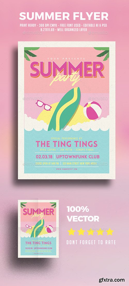 GR - Summer Beach Flyer 19810743 GR - Summer Beach Flyer 19810743