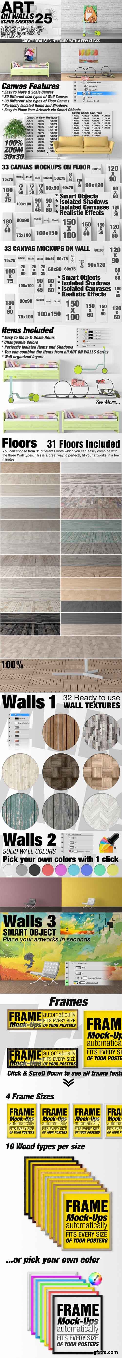 CM - Canvas Mockups - Frames Mockups v 25 1468640