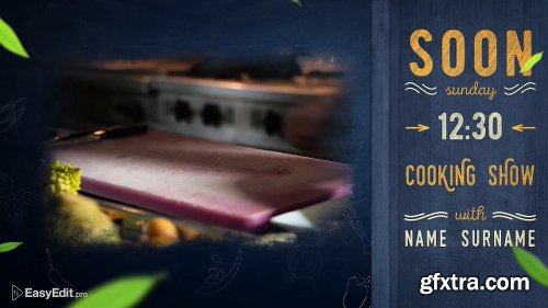 Videohive Cooking Delicious Food Show 16605706 (With 21 September 16 Update)