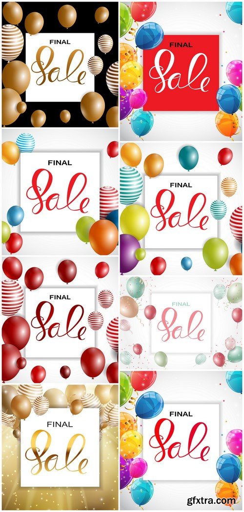 Abstract Designs Final Sale Banner Vector Illustration 8X EPS