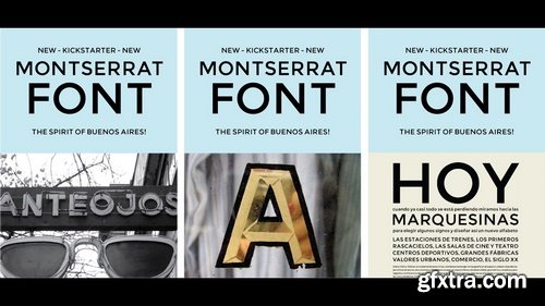 Montserrat Font Family