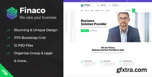 ThemeForest - Finaco - Business & Finance PSD Template 19695064 ThemeForest - Finaco - Business & Finance PSD Template 19695064
