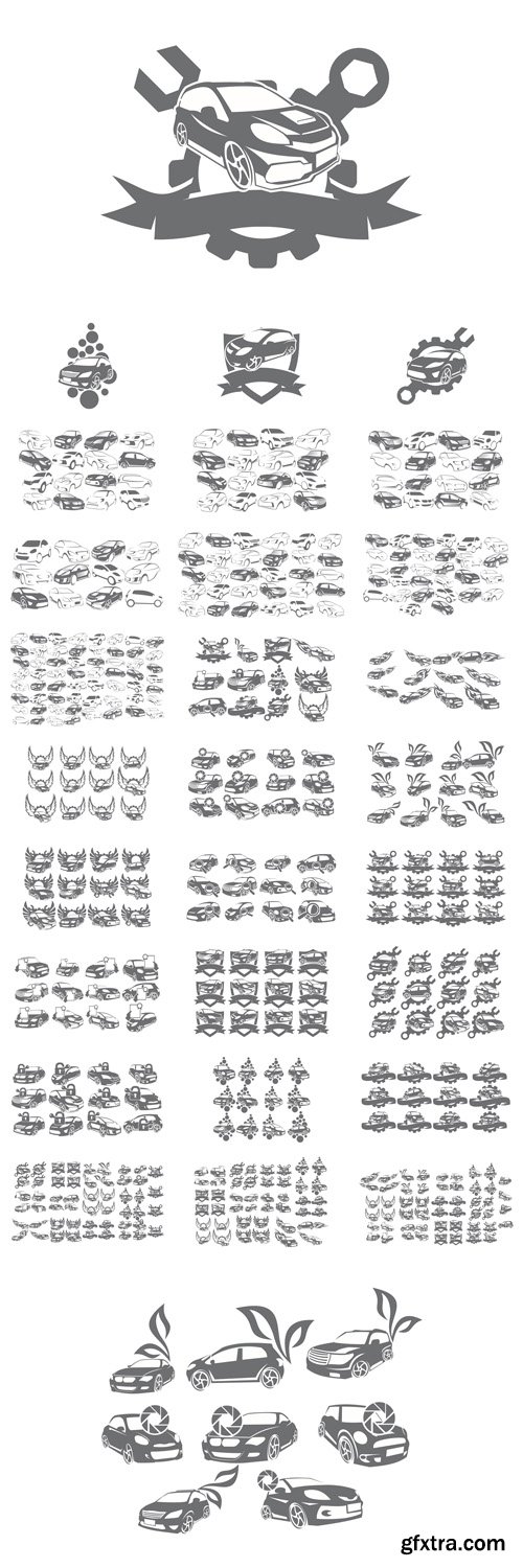 Vector Cars Logos Collection