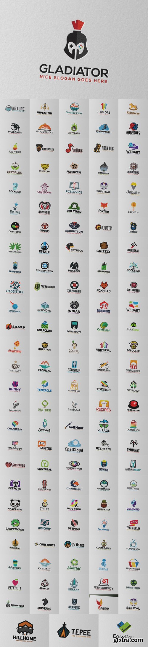 136 Exclusive Logos Collection