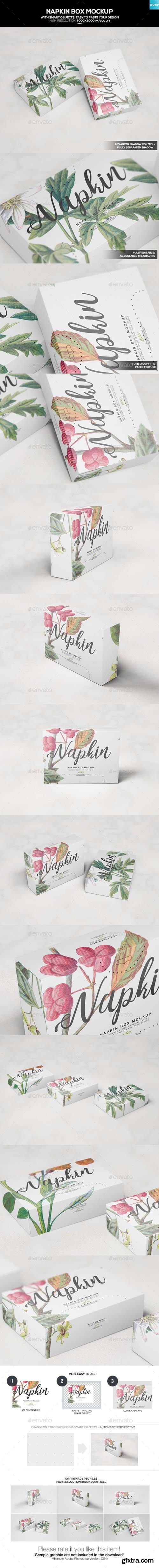 GR - Napkin Box Mockup 19934485 GR - Napkin Box Mockup 19934485
