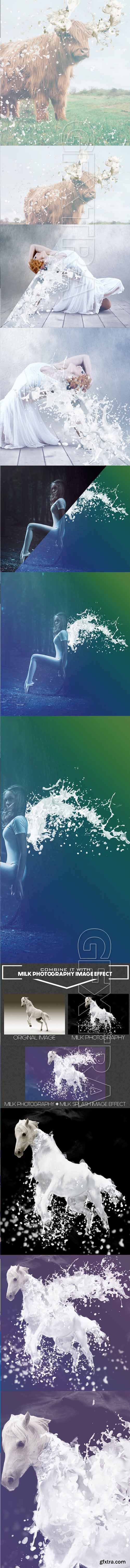 GR - Milk Splash Image Effect 19885380
