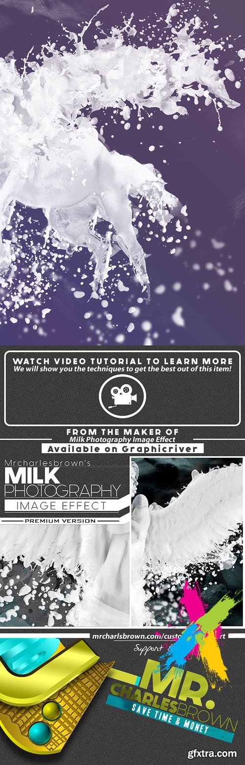 GR - Milk Splash Image Effect 19885380