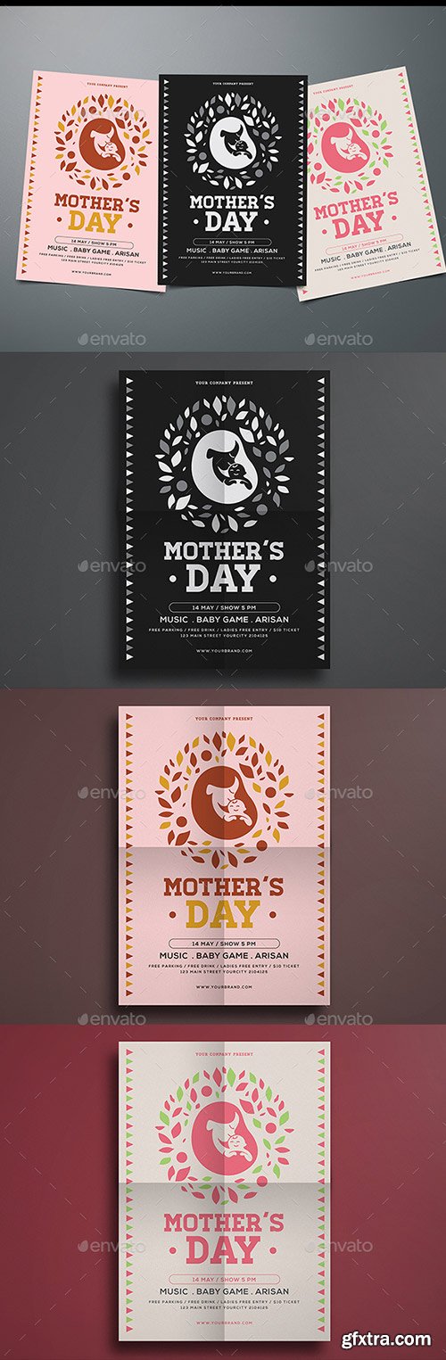 Graphicriver - Simple Mother\'s Day Flyer 19770394