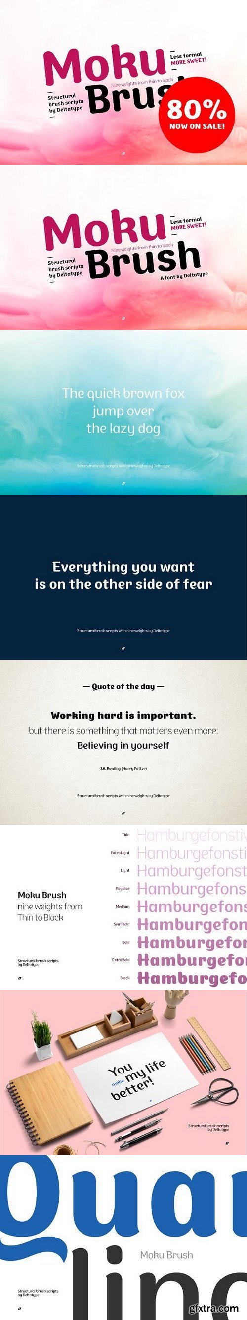 CM - Moku Brush (Complete Family)  1252063