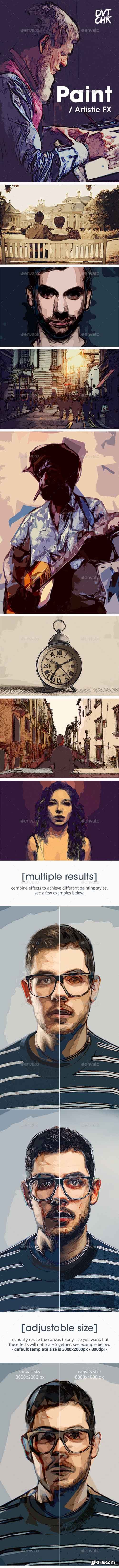 GR - Paint - Artistic FX Photoshop Template 13182969 GR - Paint - Artistic FX Photoshop Template 13182969