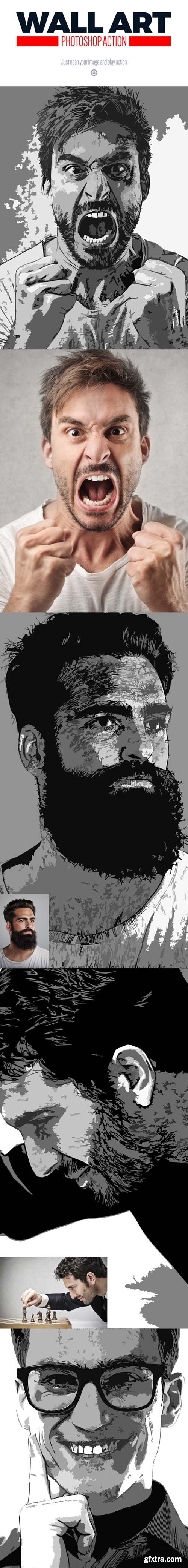 GR - Wall Art Photoshop Action 19628433 GR - Wall Art Photoshop Action 19628433