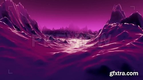 MA - Flying over alien landscape Loop