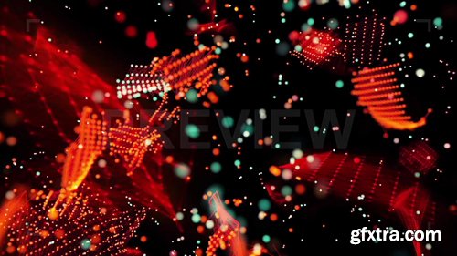 MA - Abstract energy red glowing waves MA - Abstract energy red glowing waves