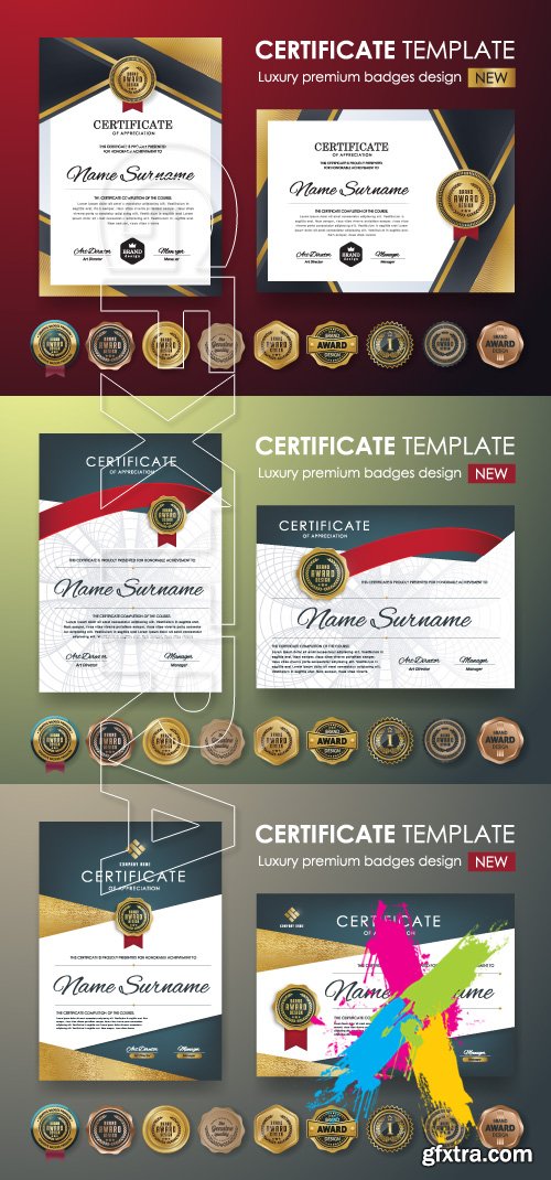 Certificate and label vector