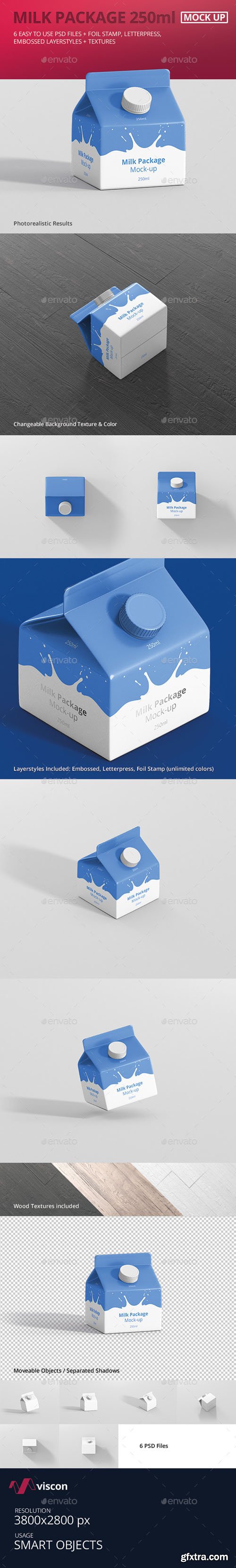GR - Juice / Milk Mockup - 250ml Carton Box 18191218 GR - Juice / Milk Mockup - 250ml Carton Box 18191218