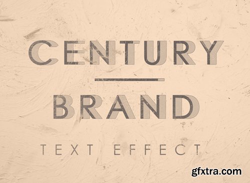 Century Psd Text Effect Century Psd Text Effect